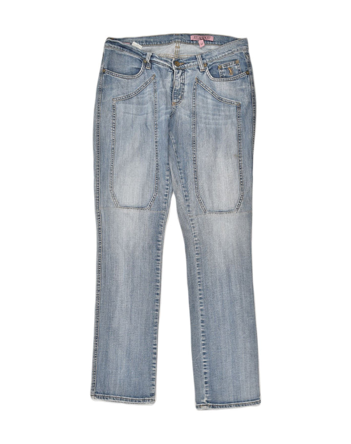 JECKERSON Womens Straight Jeans W32 L33 Blue Cotton | Vintage Jeckerson | Thrift | Second-Hand Jeckerson | Used Clothing | Messina Hembry 