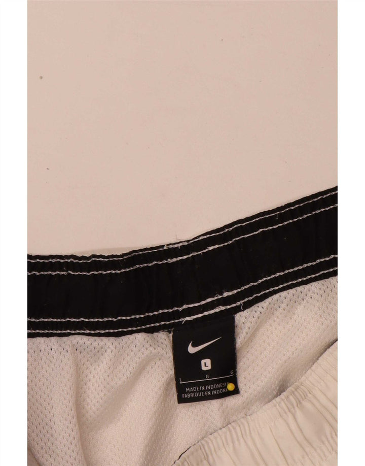 Pantaloncini sportivi Nike da uomo grandi bianchi