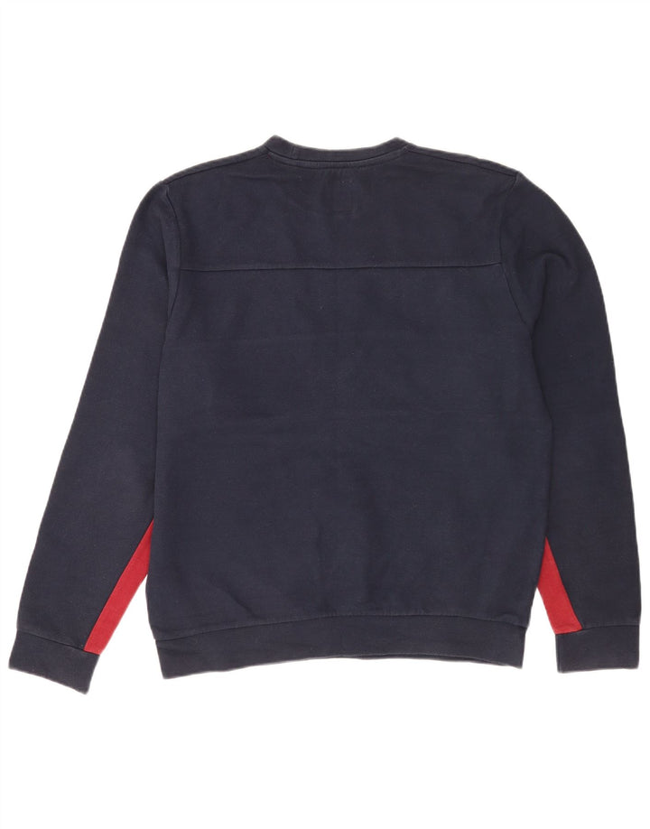 Felpa grafica da uomo Jack Wills Maglione grande color block blu navy