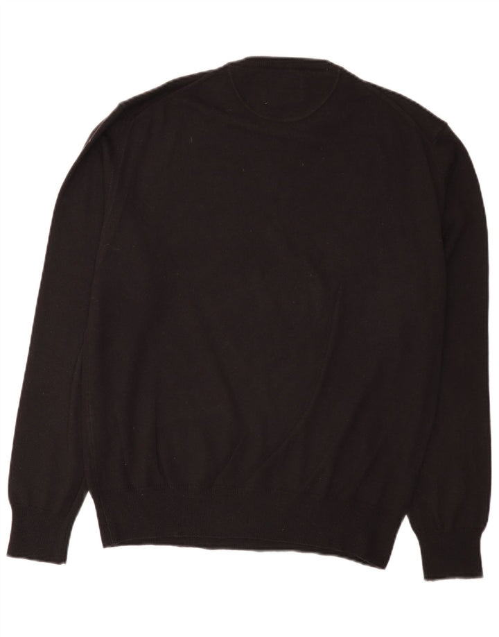 Maglione maglione girocollo da uomo La Martina Buenos Aires blu navy medio