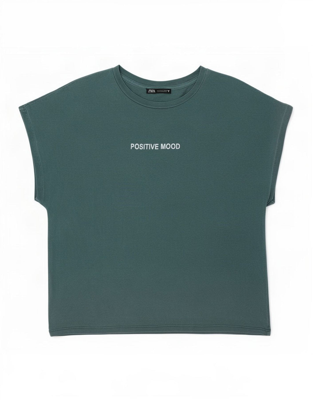 T-shirt grafica Zara da donna Top piccola verde