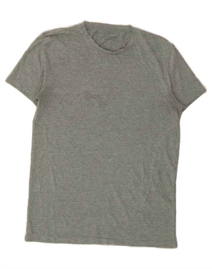 ALL SAINTS Mens T-Shirt Top Medium Grey Cotton Vintage All Saints and Second-Hand All Saints from Messina Hembry 