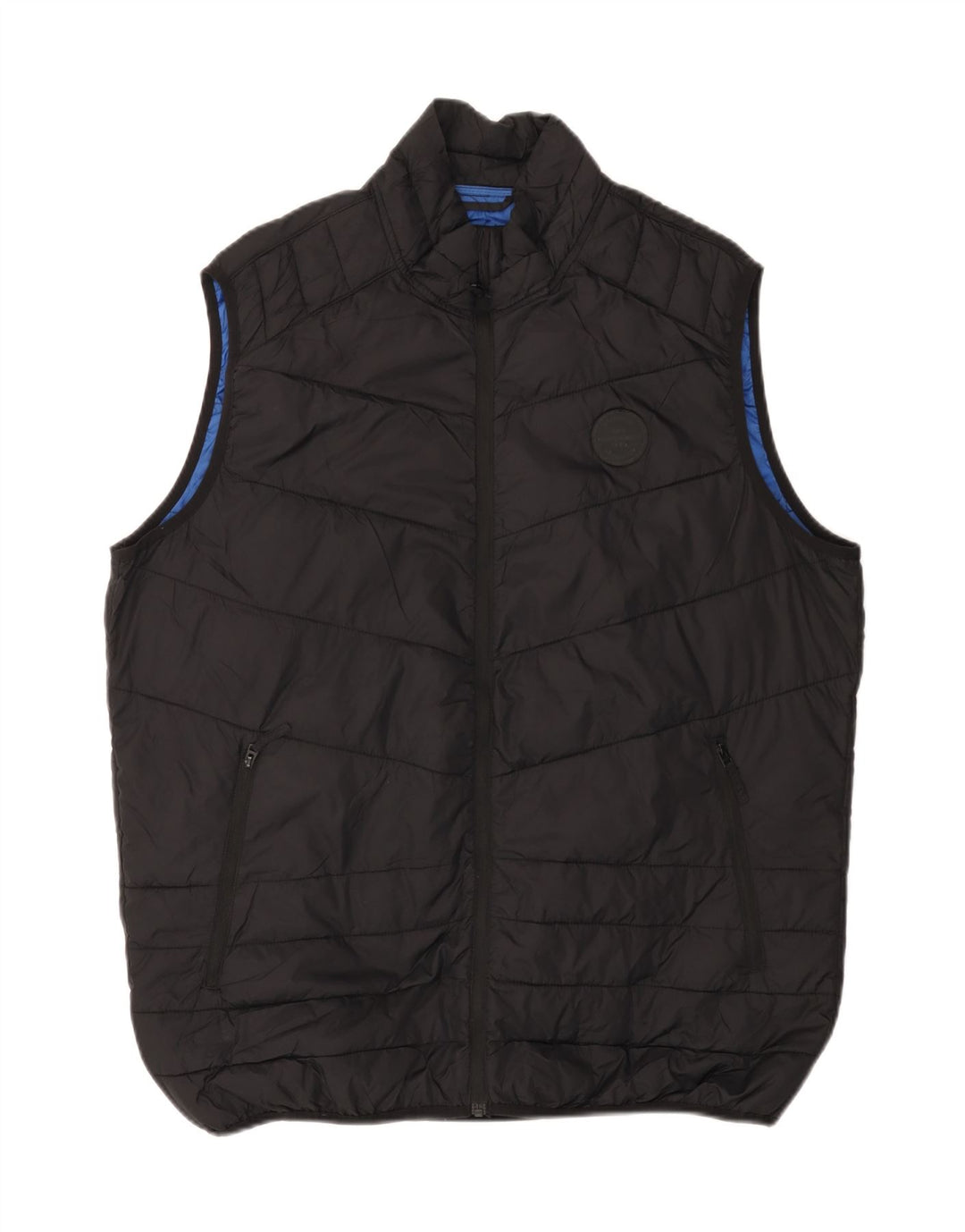 Gilet imbottito da uomo JACK & JONES UK 42 XL Nero