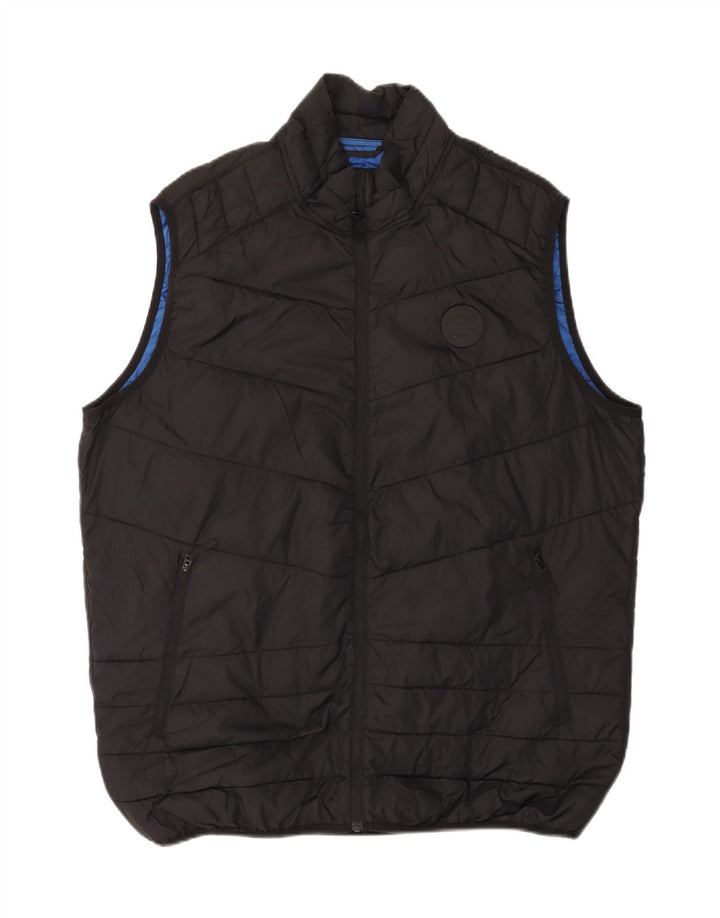Gilet imbottito da uomo JACK & JONES UK 42 XL Nero