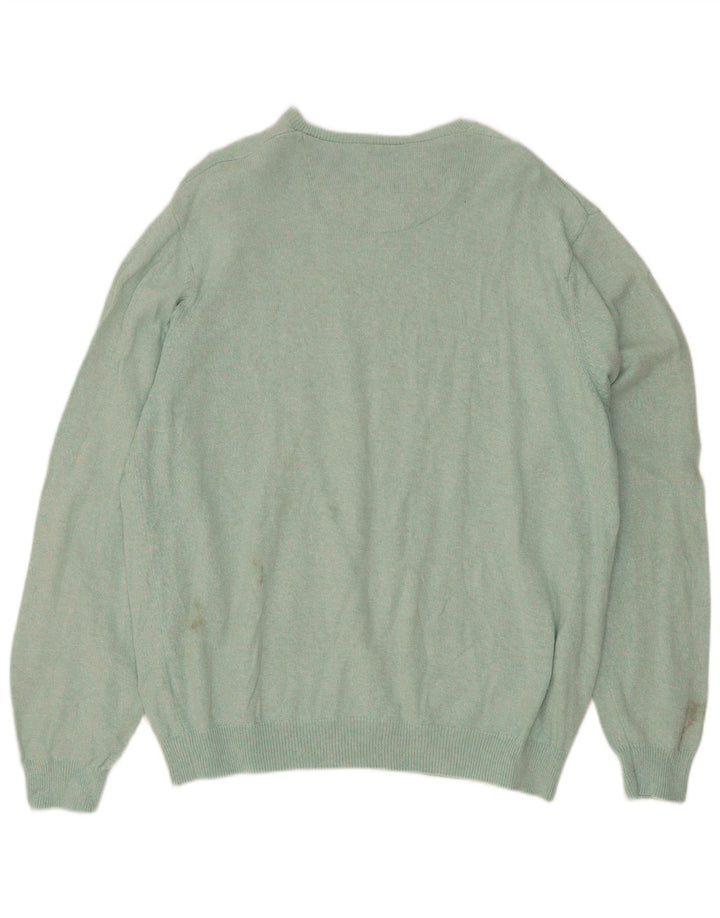 Maglione maglione girocollo vestibilità regolare da uomo Marks & Spencer XL blu