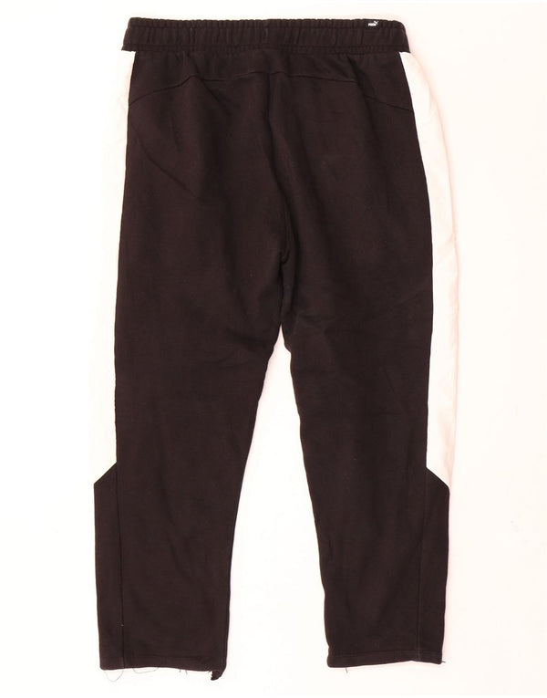 Pantaloni da tuta da uomo Puma Large neri a blocchi di colore