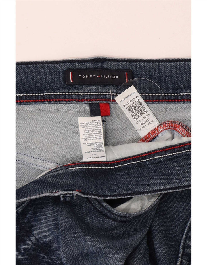 Jeans slim da uomo Tommy Hilfiger W36 L32 cotone blu