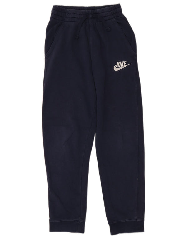 NIKE Pantaloni da tuta da ragazzo Joggers 12-13 anni Large Blu Navy in cotone