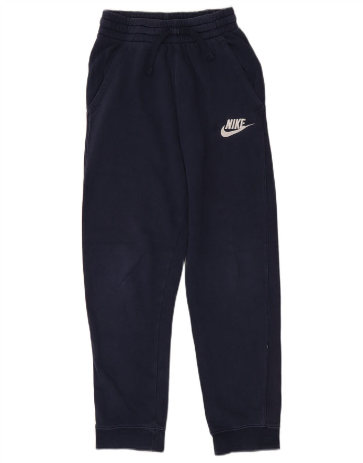 NIKE Pantaloni da tuta da ragazzo Joggers 12-13 anni Large Blu Navy in cotone