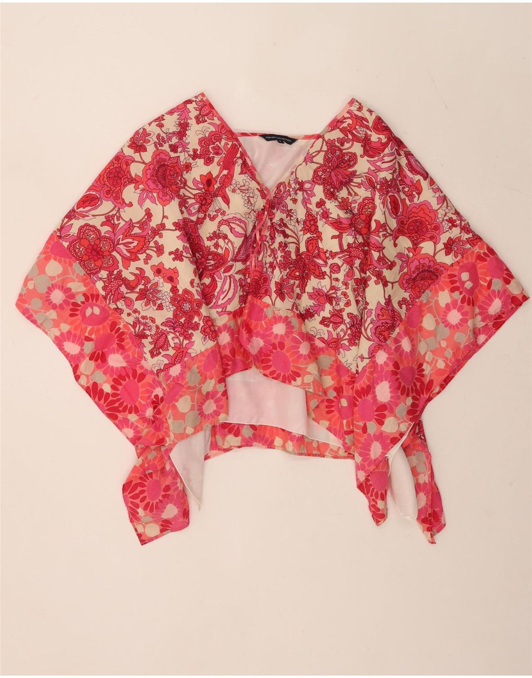 Top asimmetrico da donna French Connection UK 12 Medio floreale multicolore