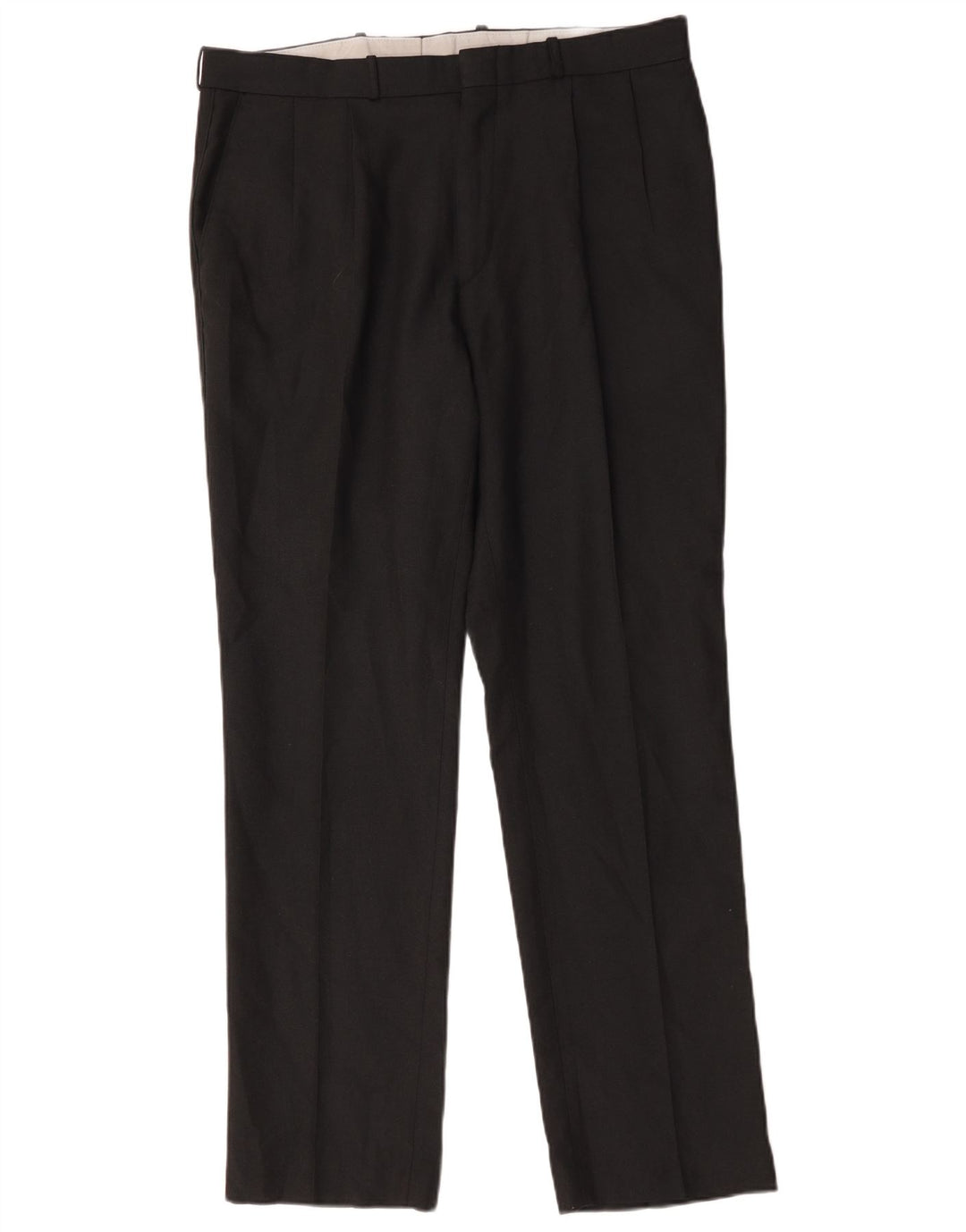 Pantaloni chino dritti da uomo Farah W36 L32 poliestere grigio
