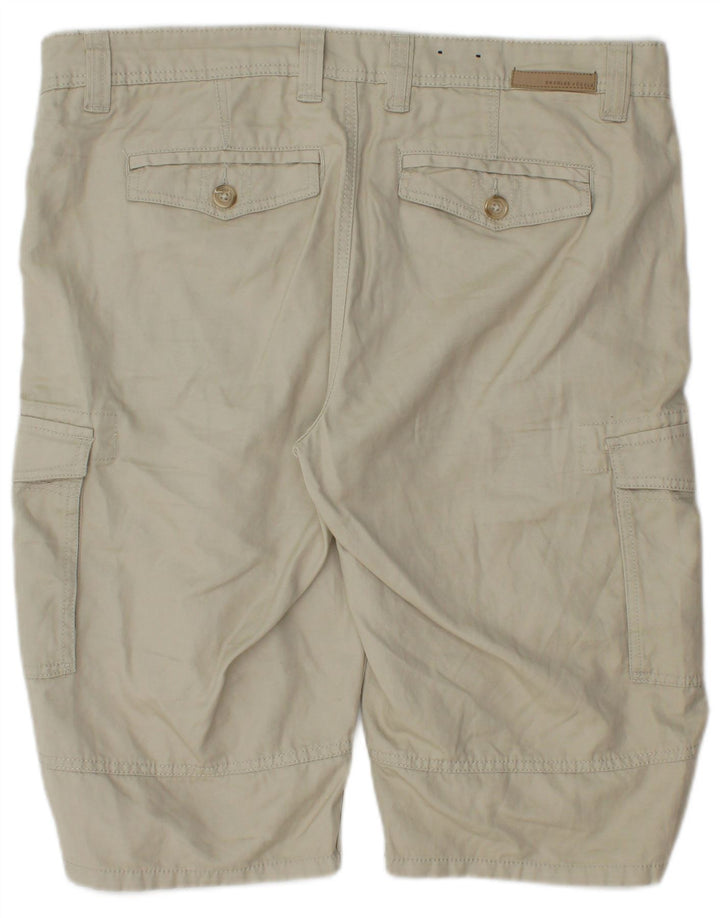 Pantaloncini cargo Mike da uomo Charles Vogele W34 grande cotone grigio