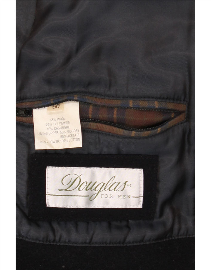 Cappotto da uomo Douglas IT 50 Large in lana blu navy