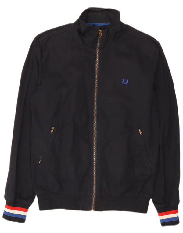 Giacca bomber da uomo Fred Perry UK 38 cotone blu navy medio