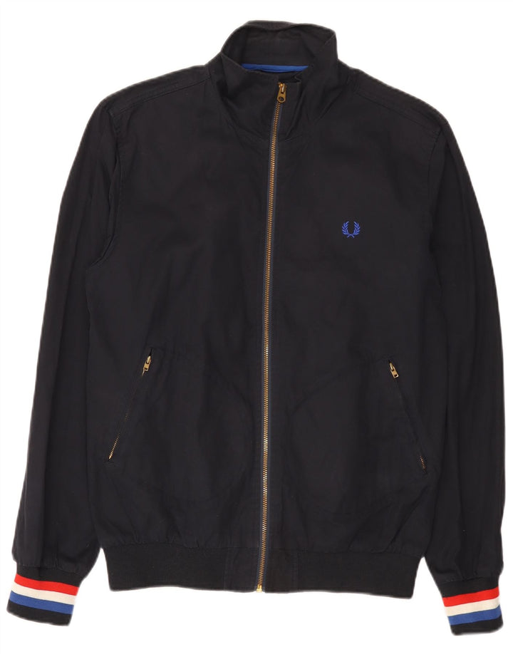 Giacca bomber da uomo Fred Perry UK 38 cotone blu navy medio