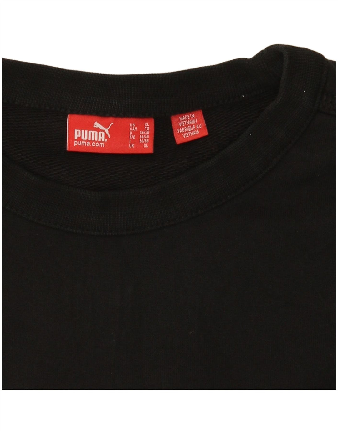 Felpa grafica da uomo Puma Felpa XL Nera