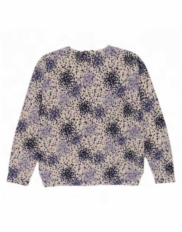 Maglione maglione con scollo a barca da donna Marks & Spencer UK 12 medio bianco sporco