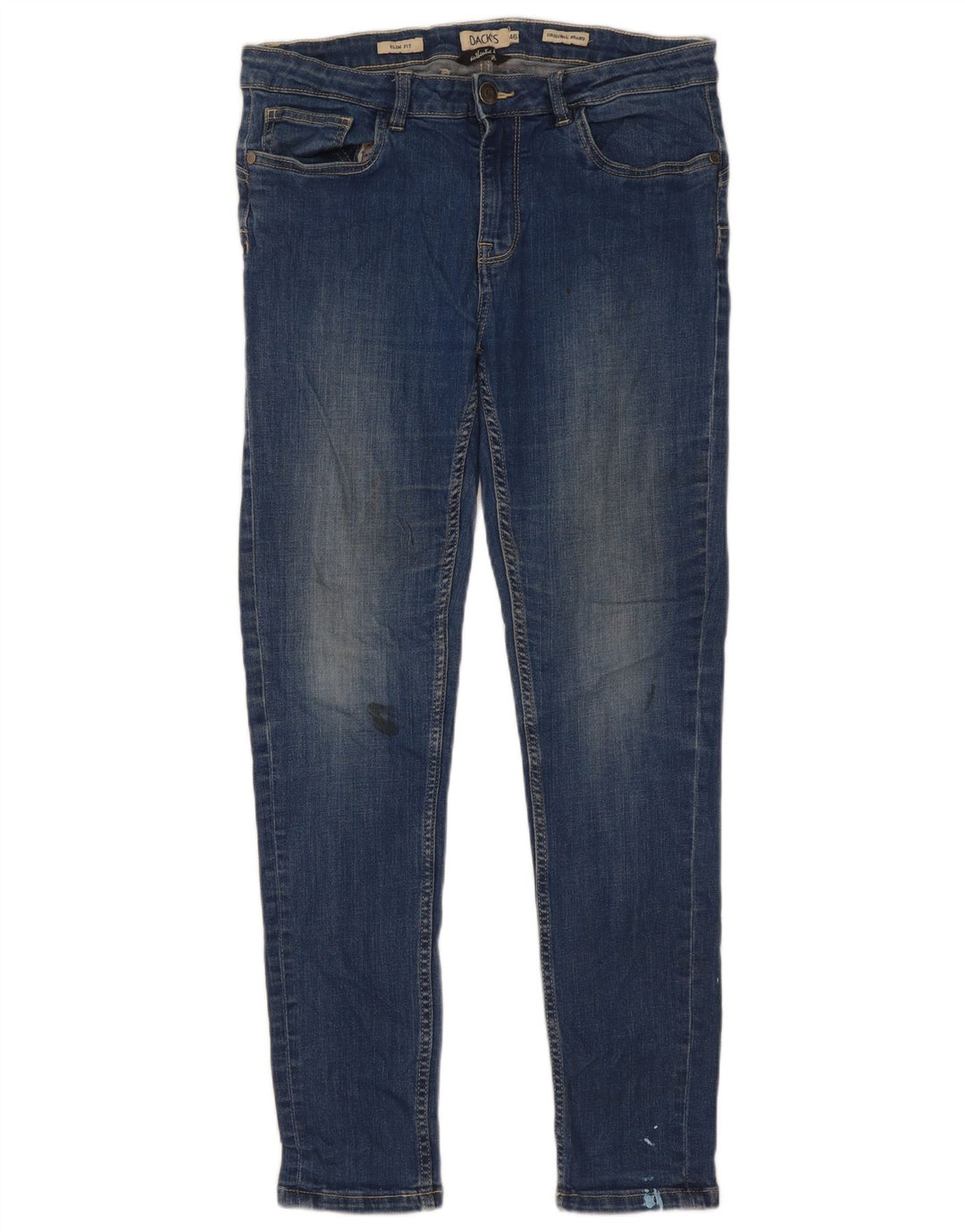 Jeans slim da uomo Dack IT 46 piccoli W30 L29 blu