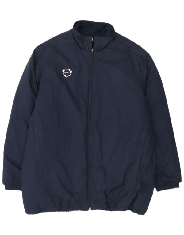 Giacca a vento da uomo Nike UK 45/47 XL blu navy poliestere