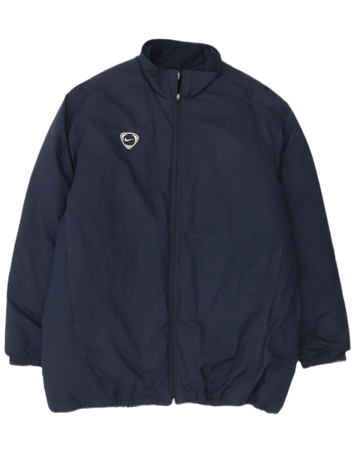 Giacca a vento da uomo Nike UK 45/47 XL blu navy poliestere