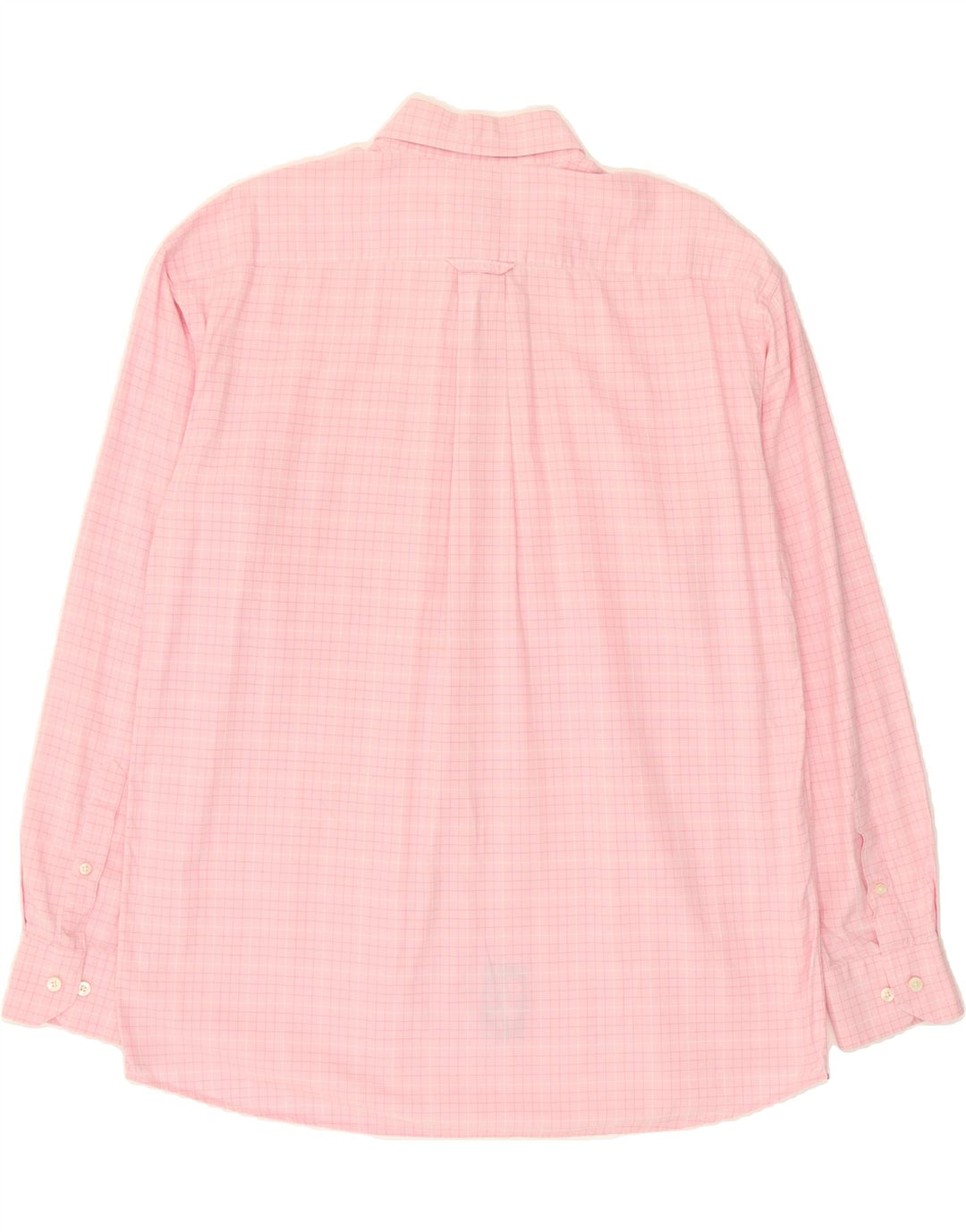 GANT Mens Urban Fit Shirt Large Pink Check Cotton Vintage Gant and Second-Hand Gant from Messina Hembry 