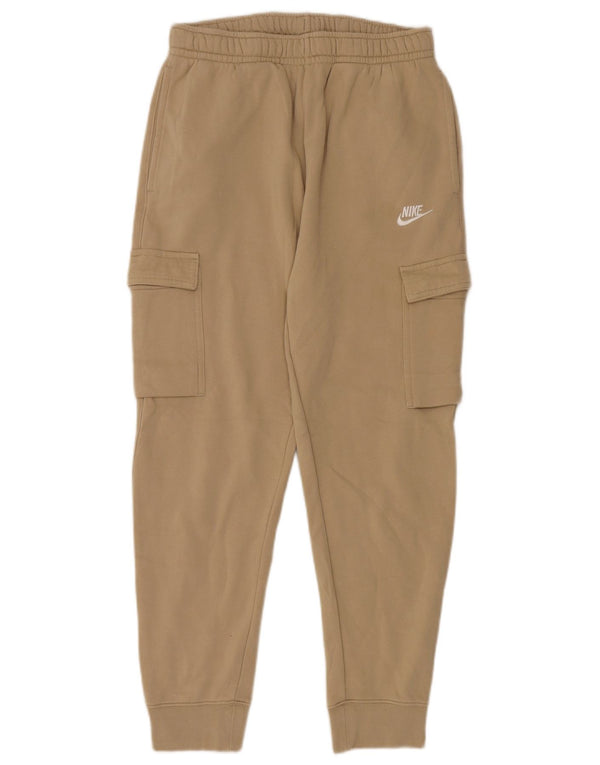 Pantaloni da tuta Nike da uomo Cargo Joggers in cotone beige medio