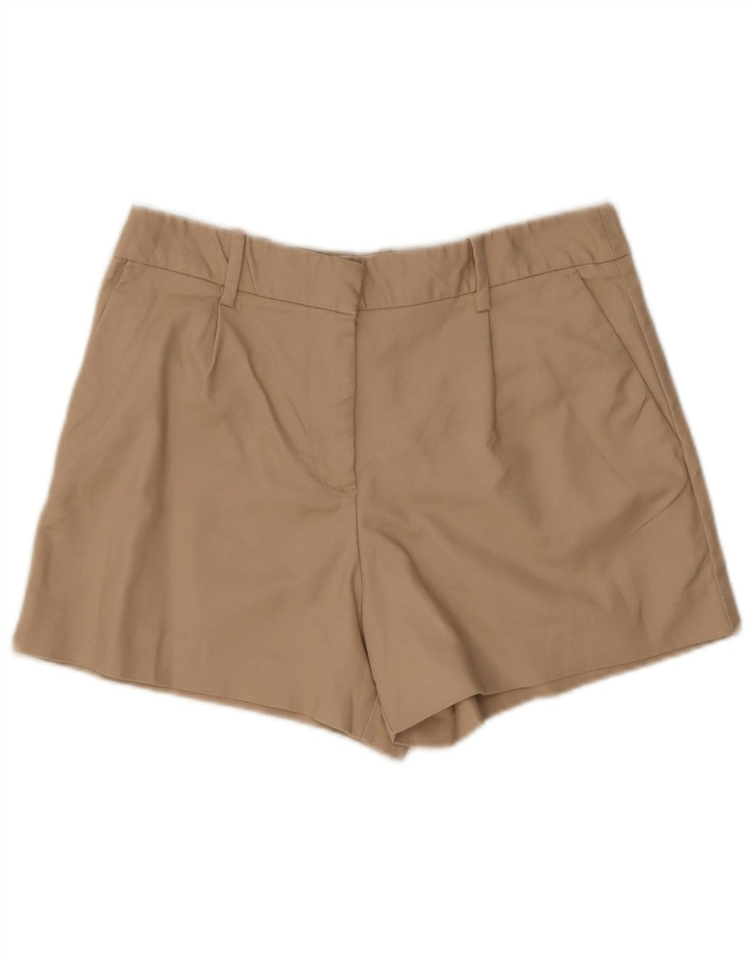 Pantaloncini chino con pegging da donna Zara medi W28 in cotone beige
