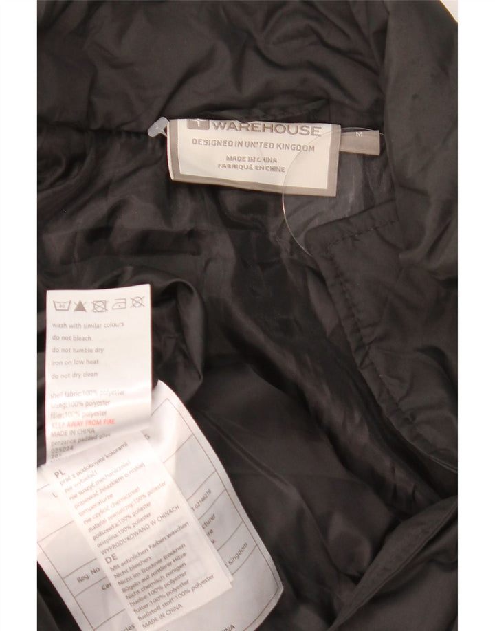 MOUNTAIN WAREHOUSE Gilet imbottito da uomo UK 38 medio poliestere nero