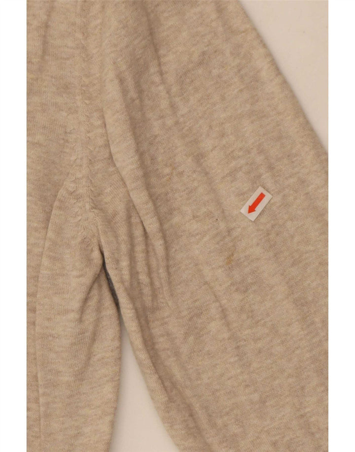 Maglione da uomo Marks & Spencer con collo alto, color block beige medio