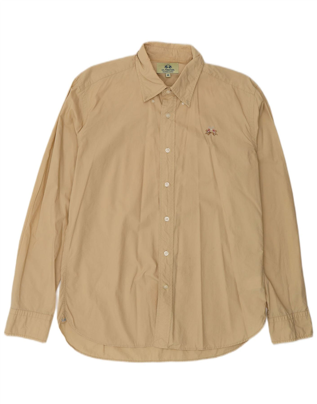 LA MARTINA Camicia Uomo Cotone Beige Medio