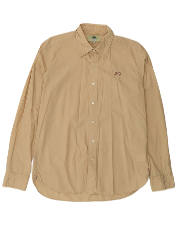 LA MARTINA Camicia Uomo Cotone Beige Medio