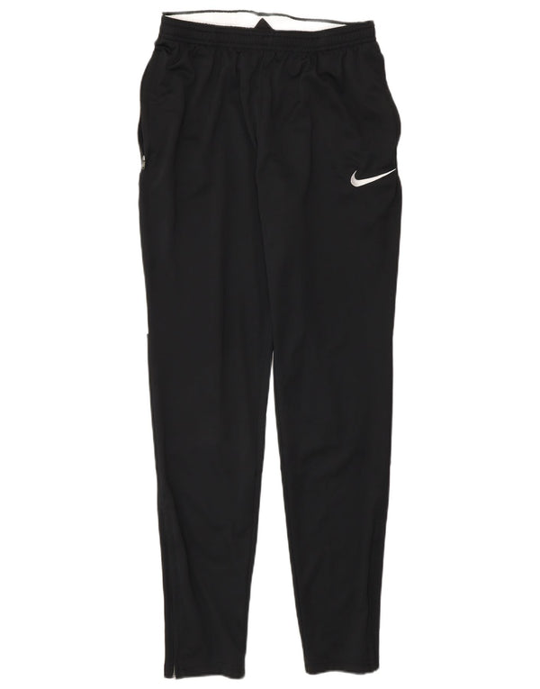 Pantaloni da tuta Nike Dri Fit da uomo, piccoli, in poliestere color block nero