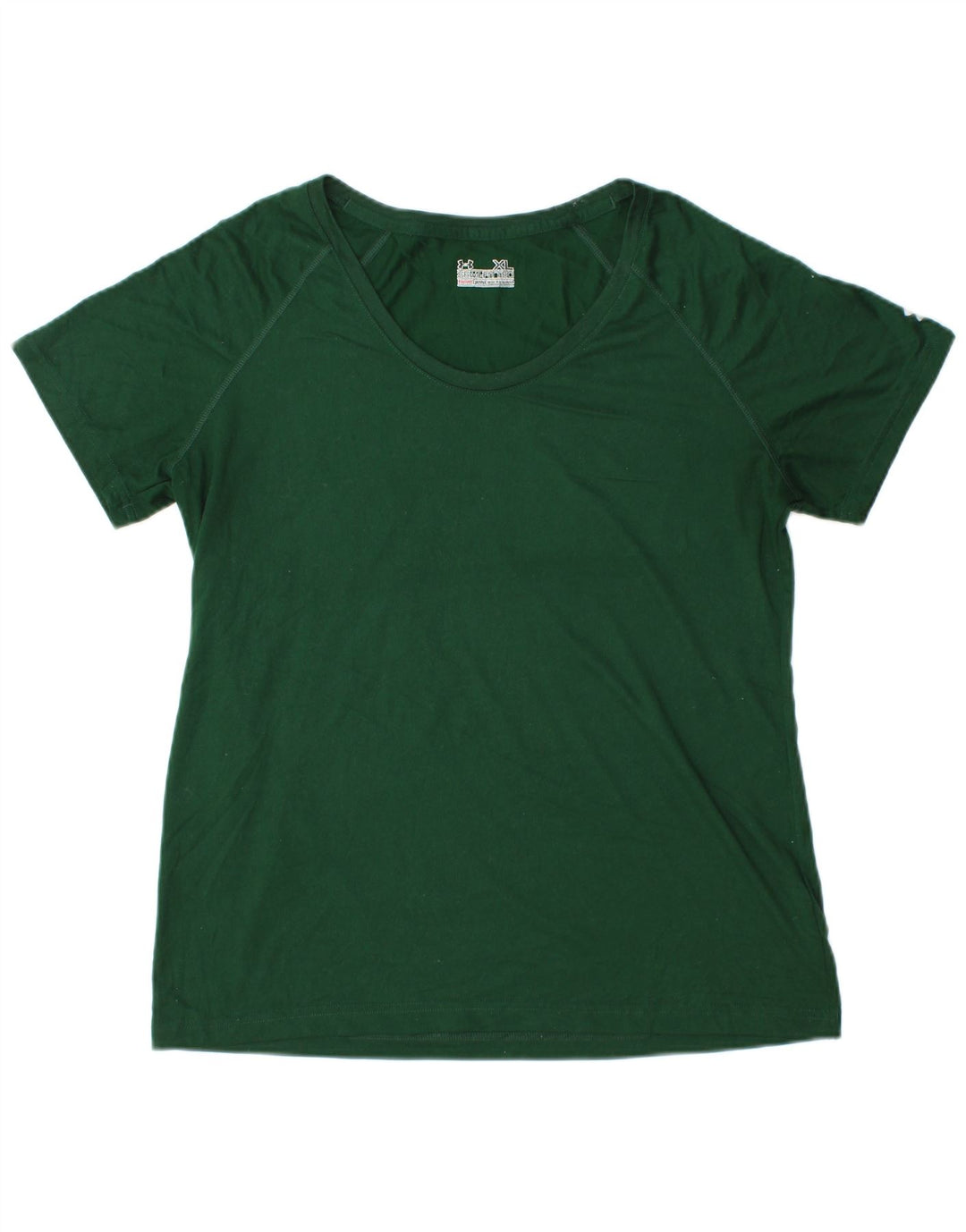 T-shirt Heat Gear da donna UNDER ARMOUR UK 18 XL poliestere verde