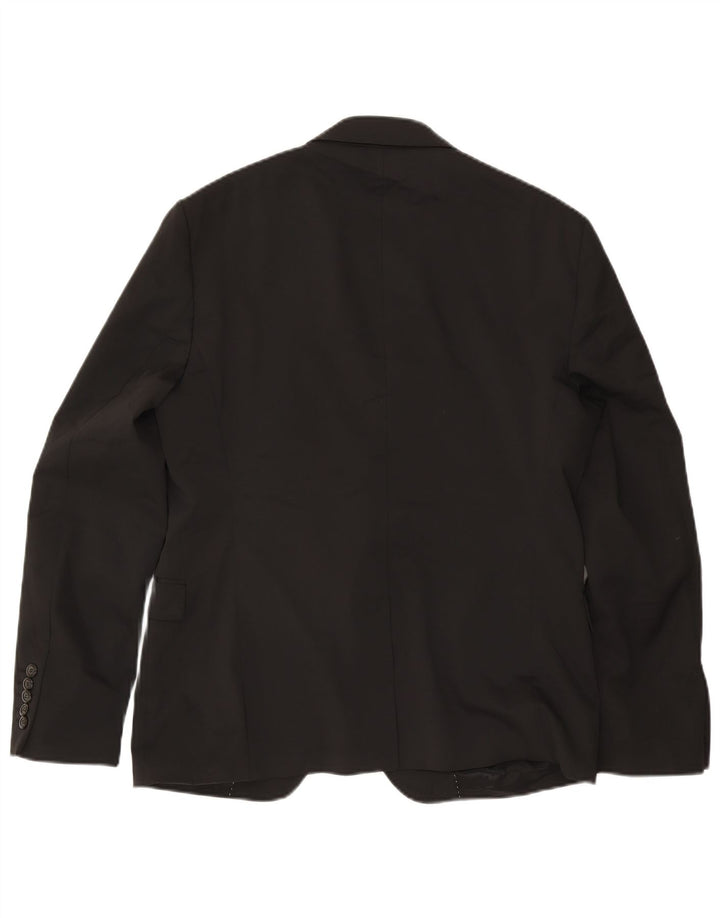Giacca blazer a 2 bottoni da uomo Zara IT 54 2XL poliestere nero
