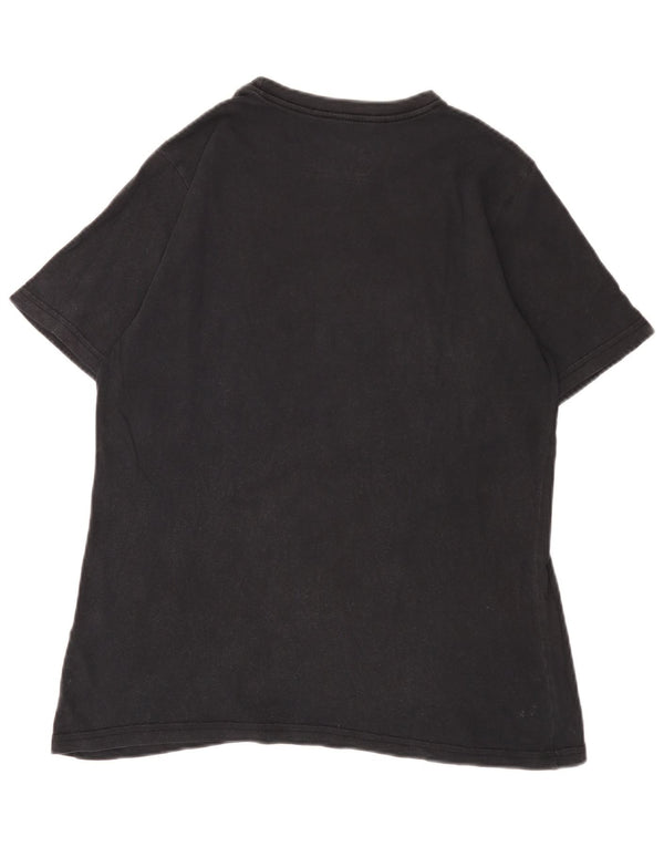 T-shirt grafica da ragazzo Nike Top 13-14 anni XL cotone nero