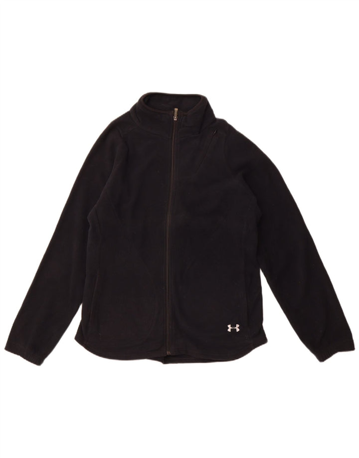 Giacca in pile da donna UNDER ARMOUR UK 16 Large Nero Poliestere