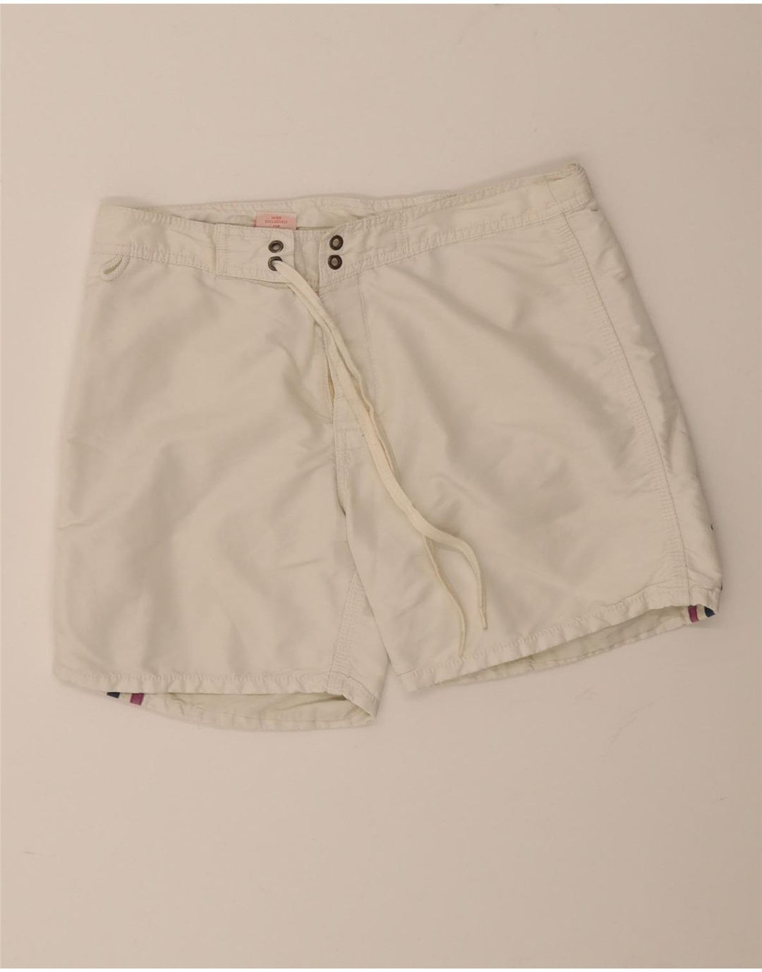 Pantaloncini da bagno da uomo Sundek color block bianco medio