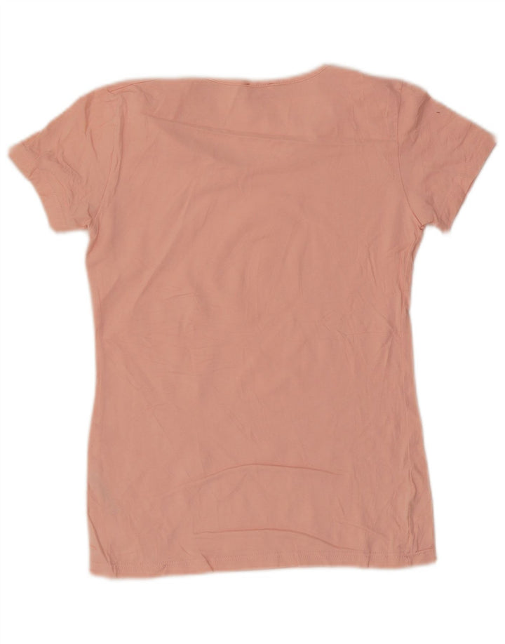 Maglietta Kappa da donna Top UK 12 cotone rosa medio