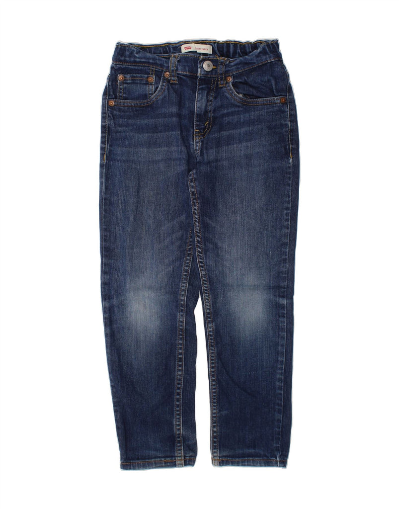 LEVI'S Boys 512 Tapered Slim Jeans 5-6 Years W21 L19 Blue Vintage Levi's and Second-Hand Levi's from Messina Hembry 