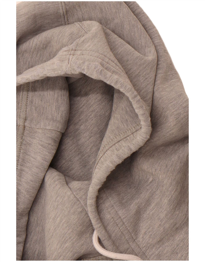 NIKE Felpa con cappuccio grafica da uomo grande in cotone grigio
