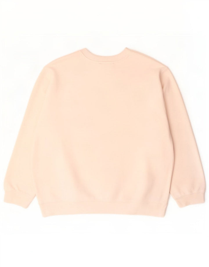 Zara Uomo Felpa Maglione Grande Cotone Bianco Sporco
