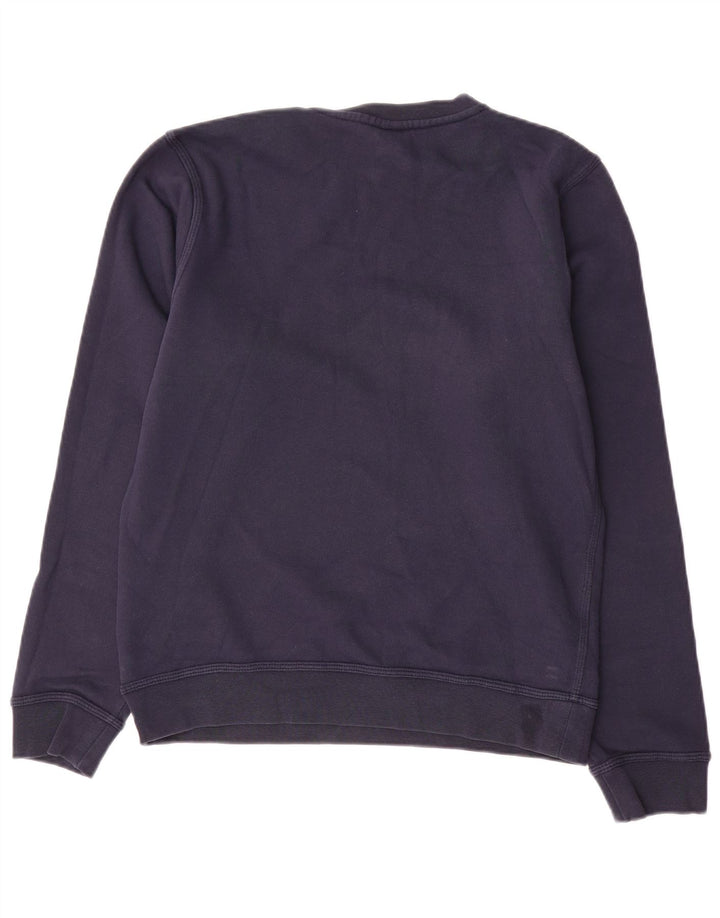 Felpa Nike da uomo, piccola, in cotone blu navy