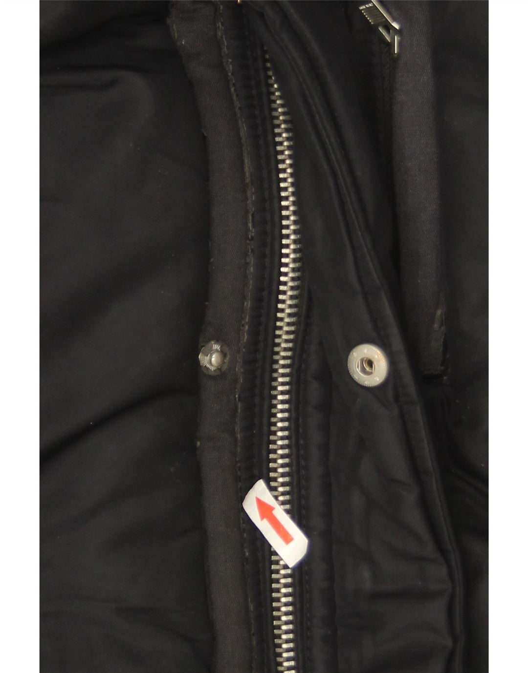 Giubbotto bomber con cappuccio da uomo Zara UK 40 grande poliestere blu navy