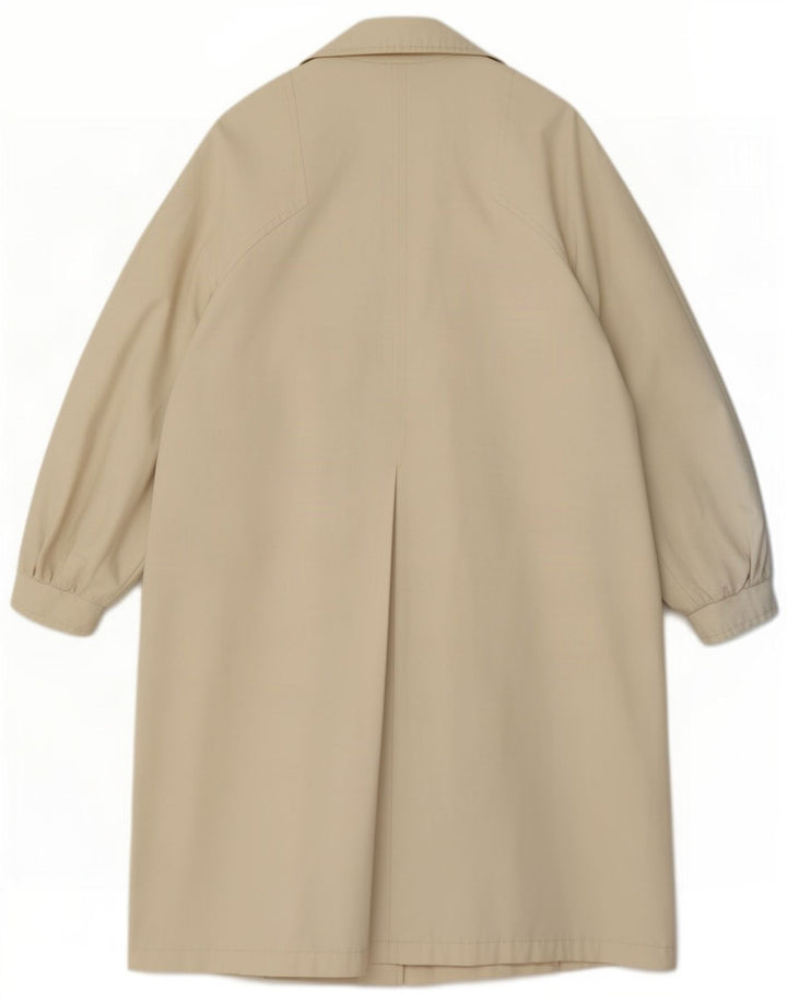 Cappotto vintage da donna UK 14 medio bianco sporco