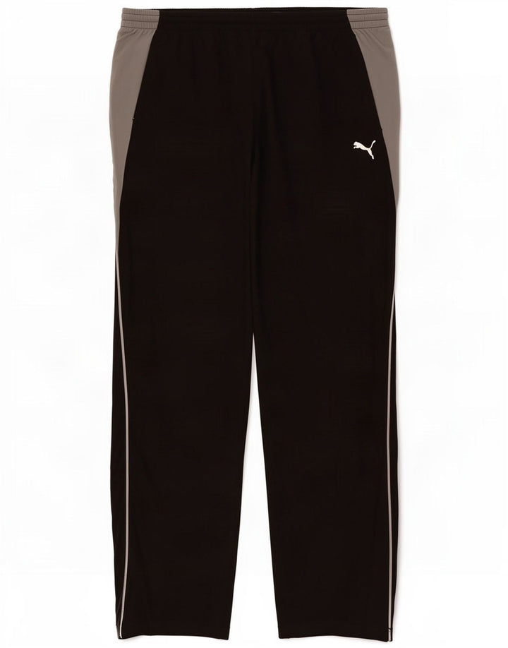 Pantaloni da tuta da uomo Puma XL Poliestere color block nero