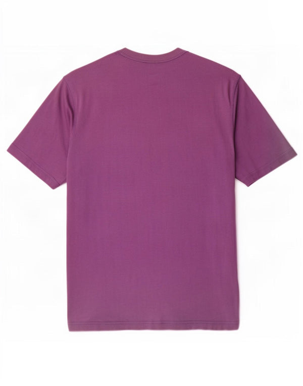 T-shirt grafica da uomo Adidas Top in cotone viola medio