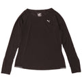 Maglia a maniche lunghe da donna Puma UK 16 Large Nero Poliestere