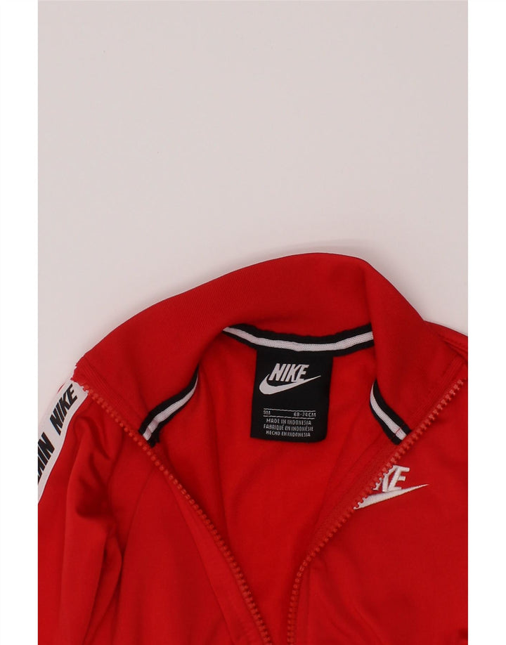 Giacca da tuta con grafica NIKE da bambino, 6-9 mesi, color block rosso