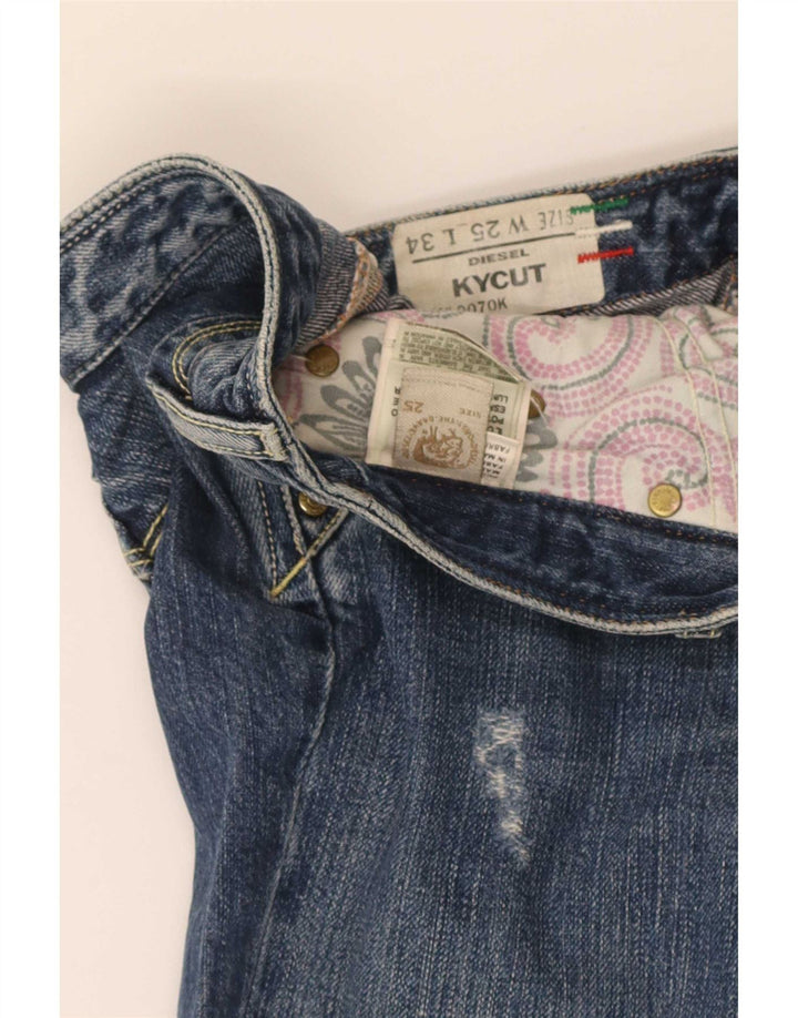 Jeans da donna Diesel Kycut Bootcut W25 L34 cotone blu
