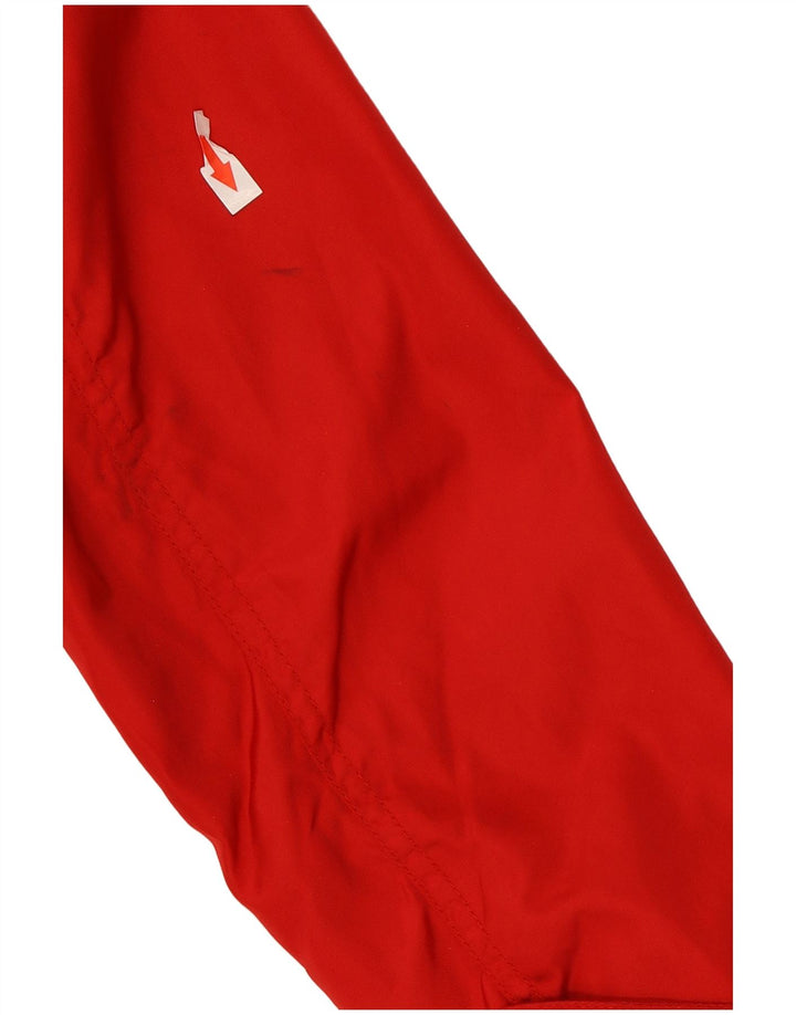 Giacca antipioggia militare con cappuccio da donna Zara UK 14 grande nylon rosso